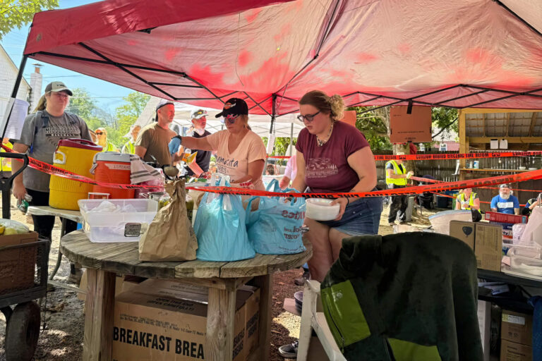 Hot Springs Community Kitchen after Hurricane Helene